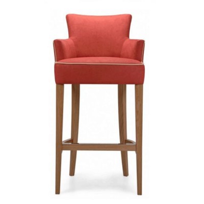 BC-203 Modern Design Wooden Furniture Fabric Bar Chair